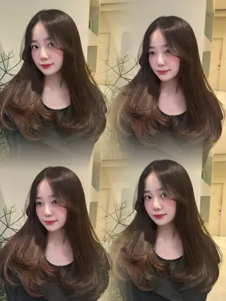 ロング 韓国レイヤー💋/ ワンホン/NANAのヘアスタイル