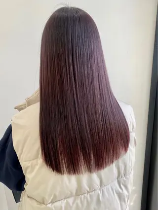 ロング カラー ＼艶カラー✨ レオン／のヘアスタイル