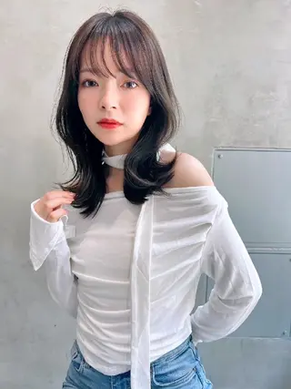 ミディアム カラー 【韓国ヘア】 人気No.1/ユウキのヘアスタイル