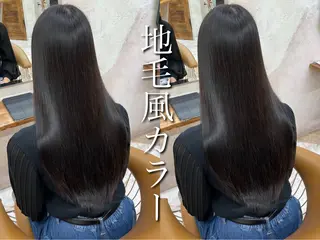 ロング 縮毛矯正/艶カラー 笠原康平のヘアスタイル