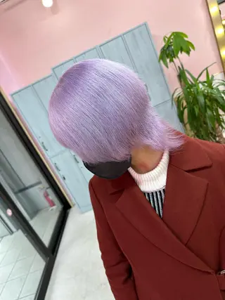 ミディアム カラー ブリーチ人気No.1 MANATO🎨🌈のヘアスタイル