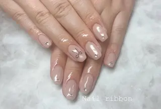 ネイル ネイルリボン 石田のネイルデザイン