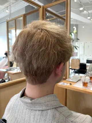 ショート カラー メンズ FERIA fam 北千里のヘアスタイル