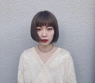 ミディアム la fith所属・rico_by ヘアとアイブロウのヘアスタイル