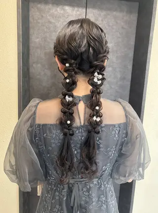 ヘアアレンジ Mila hinaのヘアスタイル