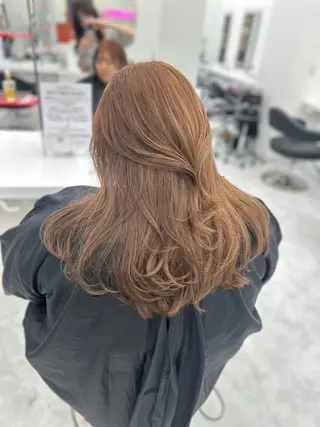 ロング カラー パーマ ヘアアレンジ メンズ ♥️韓国ヘア レイヤー♥️ゆりのヘアスタイル