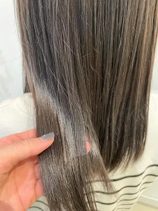 カラー 髪質改善カラー🤍 エクステ✨君島由実子のヘアスタイル