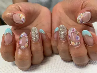 ネイル rukianail 新里のネイルデザイン