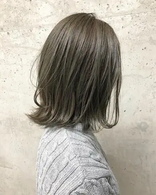 カラー レイヤー/ボブ/ 顔周り/yukinaのヘアスタイル