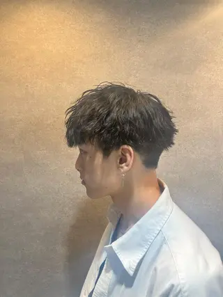 ショート カラー パーマ ヘアアレンジ メンズ キッズ ネイル マツエク・マツパ アイブロウ 🔥メンズパーマ🔥 菅原楓のヘアスタイル