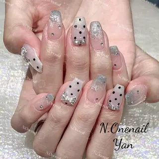 ネイル 長いだし/スカルプ/ パラシェルN.oneのネイルデザイン