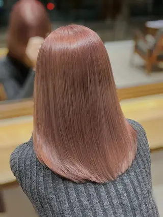 ミディアム カラー 🎀仙台/ワンカラー /ありさ🎀のヘアスタイル