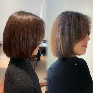 ショート カラー 内田 志乃のヘアスタイル