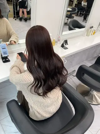 ロング カラー ヘアアレンジ 💗横浜美容室 💗HARUNAのヘアスタイル