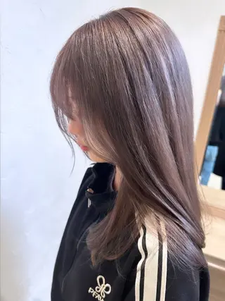 セミロング カラー 柔らか透明感カラー/ 内田圭祐のヘアスタイル