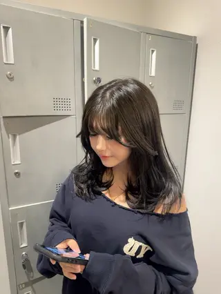 セミロング 透明感カラー/レイ ヤーカット/KaHoのヘアスタイル