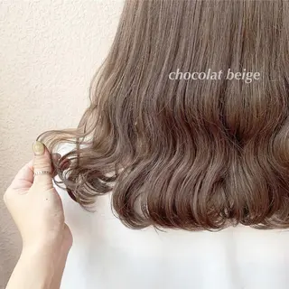 セミロング カラー ヘアアレンジ 代表🎀 ふわモテ愛 され髪🩷yumiのヘアスタイル