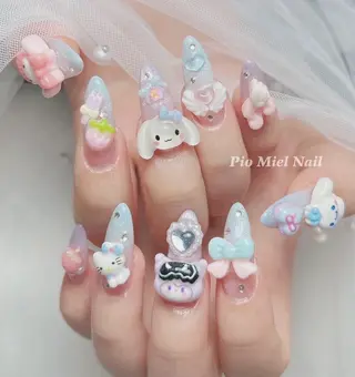 ネイル HANA 長さだしのネイルデザイン