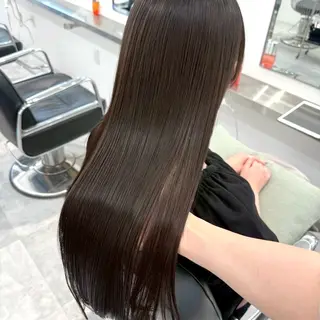 ロング カラー Parve Mix 森 美遥🇰🇷🩶のヘアスタイル