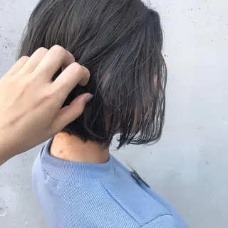 ミディアム カラー パーマ ヘアアレンジ メンズ キッズ マツエク・マツパ Luela堅田所属・田中 裕士のヘアスタイル
