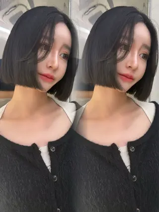 ミディアム ハイトーンボブ Mizuki.のヘアスタイル