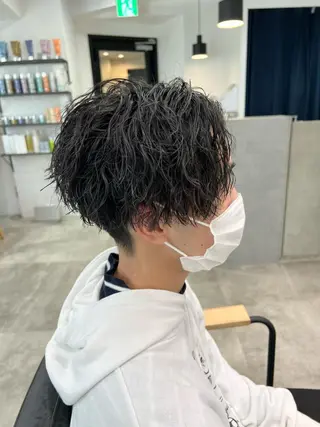 ショート パーマ メンズ ショート&ボブ✂️ 宮島 祐太のヘアスタイル