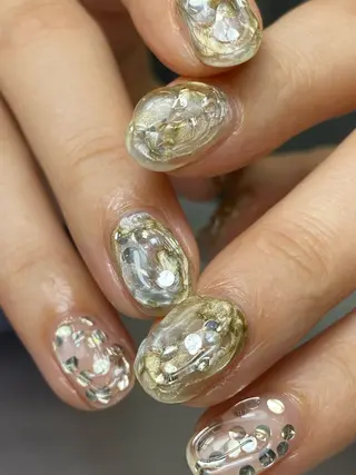 ネイル 草加ニュアンスネイル 🌚hersのネイルデザイン