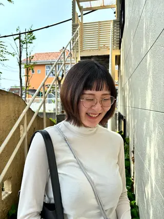 ショート 艶カラー/ 髪質改善/アサミのヘアスタイル