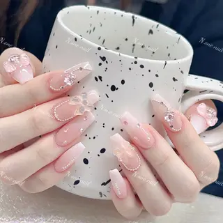 ネイル 長いだし/スカルプ/ パラシェルN.oneのネイルデザイン