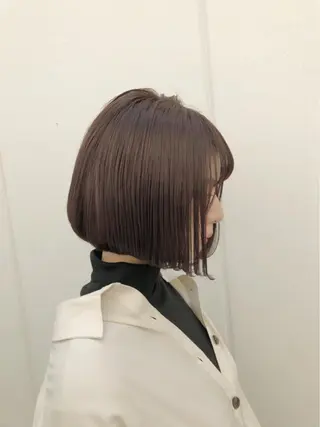 ショート カラー ノグチ ユウキ/ボブのヘアスタイル