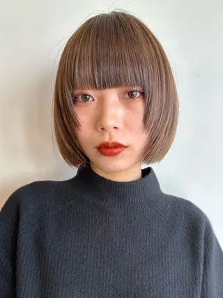 ショート sea by luvismけやき通り2号店所属・ボブ/ショート/ 縮毛矯正/岸本恭明のヘアスタイル