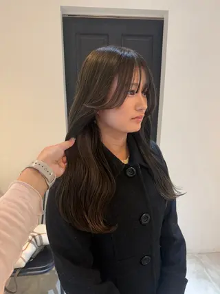 ロング ALLYS 渋谷店所属・最高級の艶のある カラーmei🎨のヘアスタイル