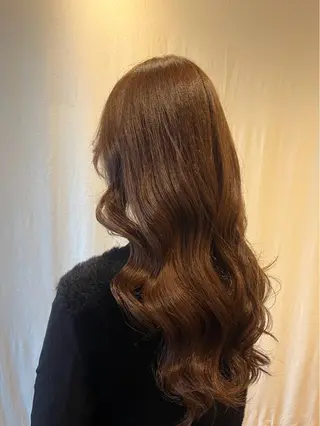 ロング カラー ココカラヘアー所属・🫧ブリーチ×透明感 カラー🎀ココカラのヘアスタイル