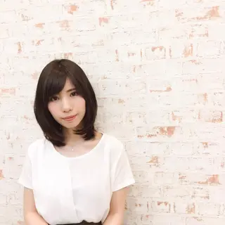 ミディアム カラー ヘアアレンジ KAIzen. tomoのヘアスタイル