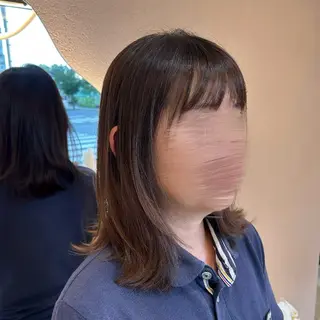 ミディアム レイヤー/艶髪カラー 🌷油科あい🌷のヘアスタイル