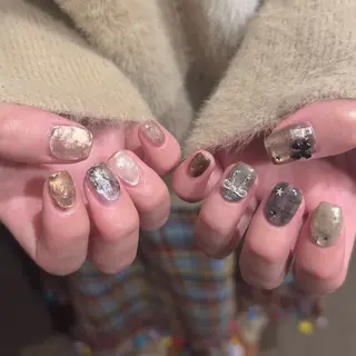 ネイル 🎀 Hiyubi._.nail 🫧所属・🎀フェイ フェイ🫧💗のネイルデザイン