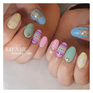 ネイル Arowa 伊田のネイルデザイン