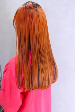 ロング カラー ヘアアレンジ lani 天神大名/ブリーチのヘアスタイル