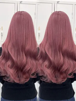 ロング カラー 盛れる顔周り🤍渋谷 Risa🎀のヘアスタイル