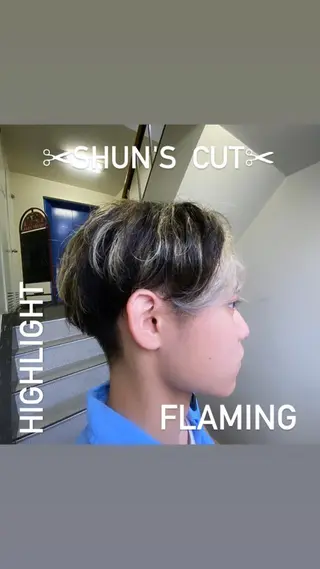 ショート カラー メンズ Go today  シェアサロン札幌nix店所属・海外スタイル✂︎ ✂︎sunのヘアスタイル