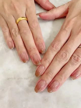 ネイル arm in arm ︎✿Yamamotoのマツエク・マツパデザイン