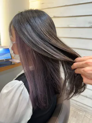 セミロング 下島 優人のヘアスタイル