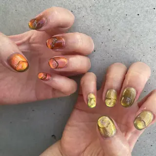 ネイル Yu_me  北堀江店所属・Yu_me 北堀江 chikaのネイルデザイン