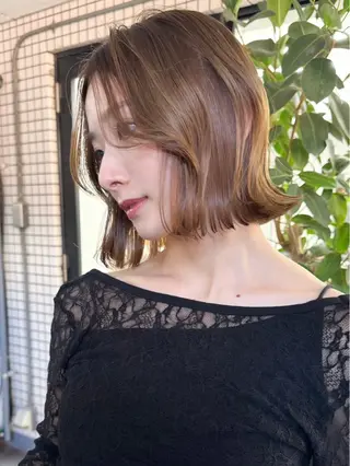 ショート 岡本雅也 ショートボブレイヤーのヘアスタイル