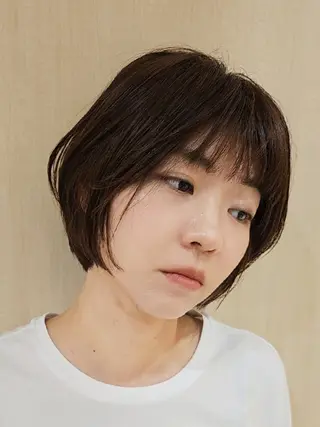 ミディアム カラー 社内カット講師・店長 菅原賢一のヘアスタイル