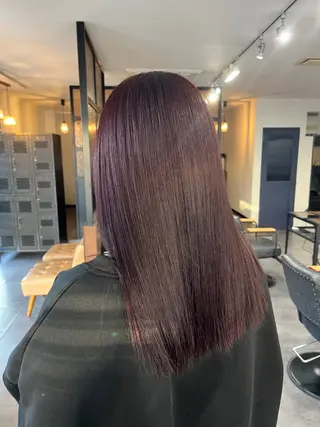 セミロング 鳥居 叶夢のヘアスタイル