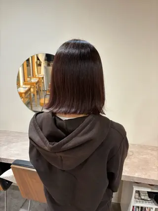 ミディアム 透明感カラー/に合わ せカット/サクラ🌸のヘアスタイル