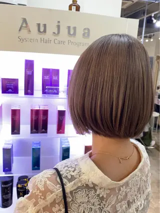 ショート カラー AMRITA所属・men'sｶｯﾄ ﾊﾟｰﾏ🫧ｼｵﾝのヘアスタイル