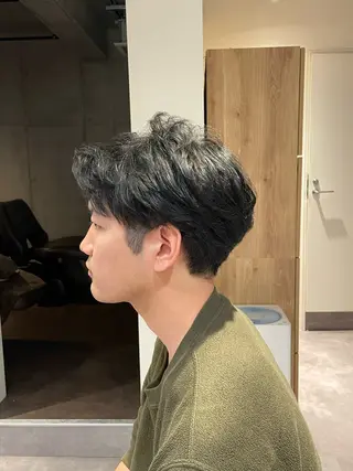 ショート メンズ 葉月/ボブ/ 透明感カラー／中目黒のヘアスタイル