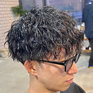ショート パーマ メンズ men’s salon NOA solte. 【メンズサロン ノアソルテ】所属・メンズパーマ職人 加藤 弘貴のヘアスタイル
